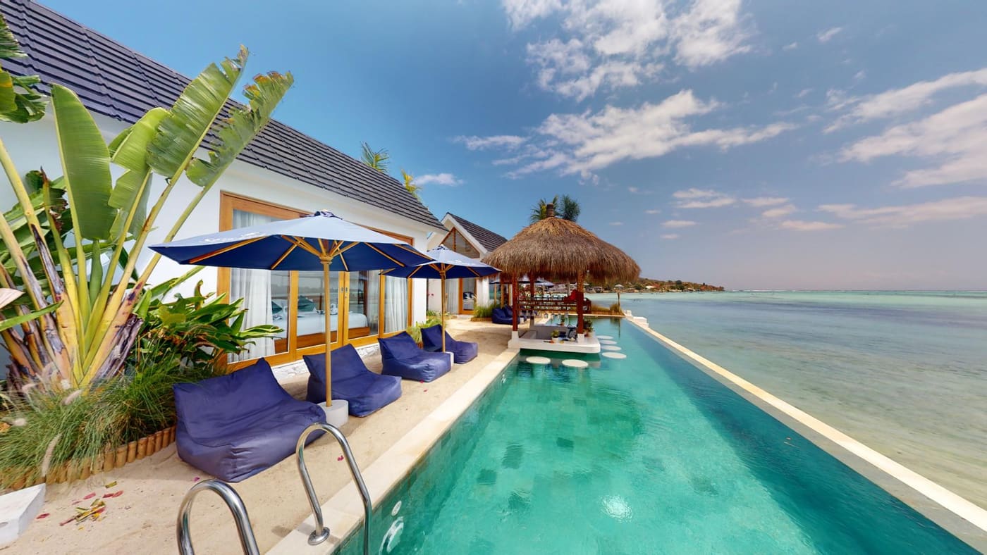 Segara Seaside Resort on Nusa Ceningan, near the Yellow Bridge to Nusa Lembongan